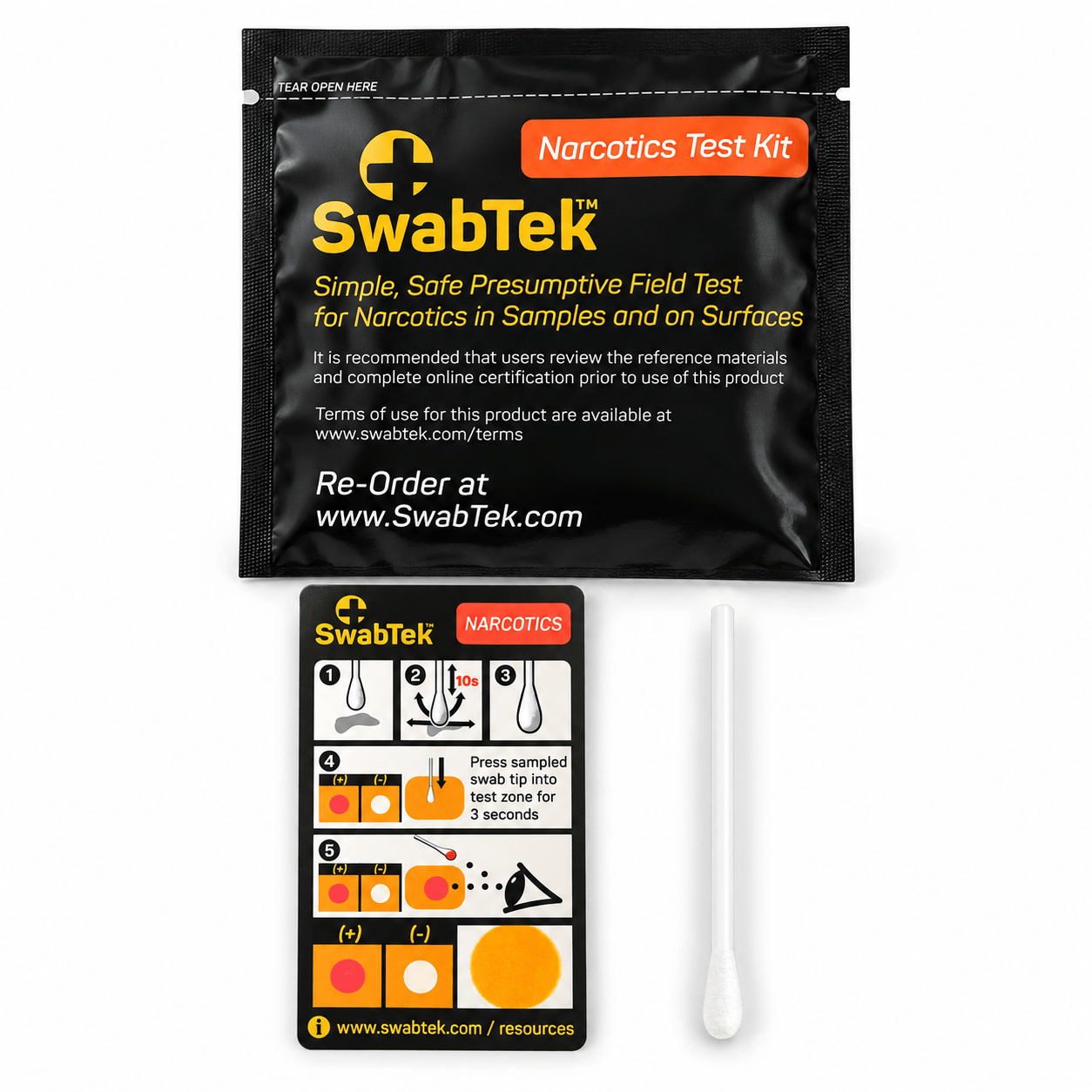 SwabTek General Narcotics kit packaging